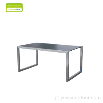 Conjunto de jantar 304 # móveis de aço inoxidável